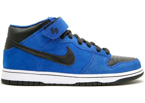 Nike SB Dunk Mid Royal Blue Black Men's 